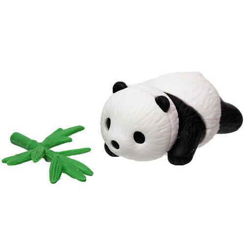 Iwako Animals: Baby Panda Japanese Eraser (Black) - PartyErasers