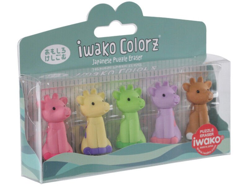 IWAKO Colorz Japanese Puzzle Erasers Set - PartyErasers