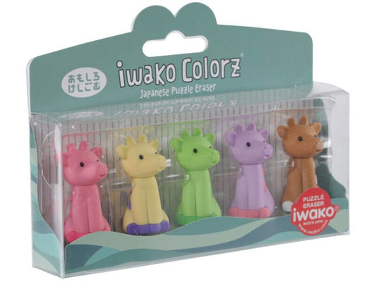 IWAKO Colorz Japanese Puzzle Erasers Set - PartyErasers