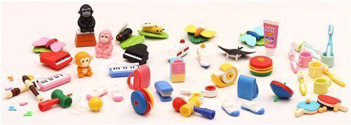Iwako Genuine Japanese Puzzle Eraser MIX Overstock (Pack of 20) - PartyErasers