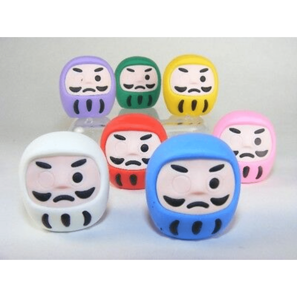 Iwako Japanese Culture - Good Luck Lucky Daruma Puzzle Eraser - PartyErasers