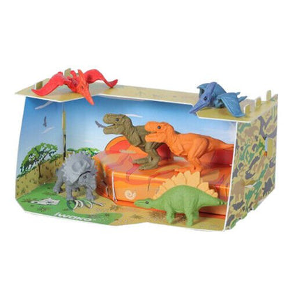 Iwako Japanese Eraser DIY Craft House Set Animals, Dinosaur, Stationery, Dessert - PartyErasers