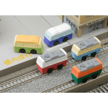 Iwako Japanese Puzzle Eraser - Bus & Train - PartyErasers