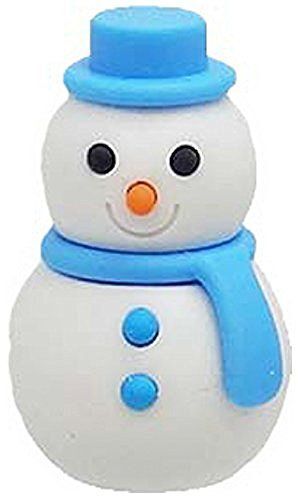 Iwako Japanese Puzzle Eraser - Christmas Snowman and Tree - PartyErasers