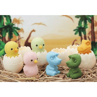 Iwako Japanese Puzzle Eraser - Dinosaur Eggs - PartyErasers