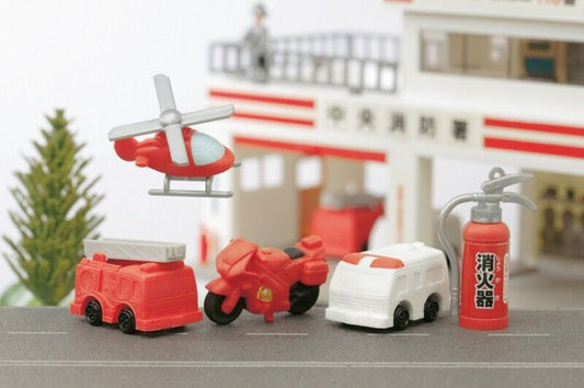 Iwako Japanese Puzzle Eraser - Fire Engine and Ambulance - PartyErasers