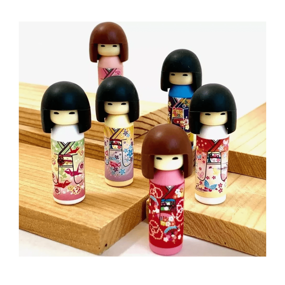 Iwako Japanese Puzzle Eraser - Japanese Kokeshi Dolls - PartyErasers