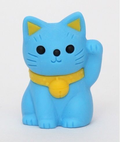 Iwako Japanese Puzzle Eraser - Japanese Maneki Neko Lucky Cat - PartyErasers