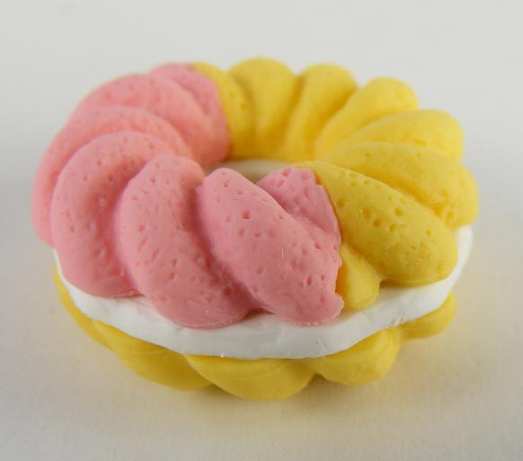 Iwako Japanese Puzzle Eraser - Macaron, Wafflecone, French Doughnut - PartyErasers