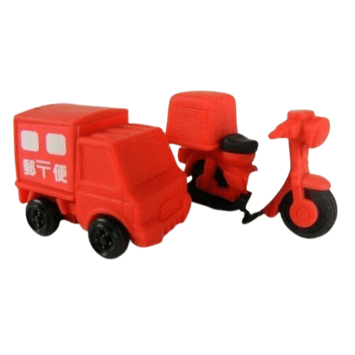 Iwako Japanese Puzzle Eraser - Mail Delivery Truck and Mail Bike - PartyErasers