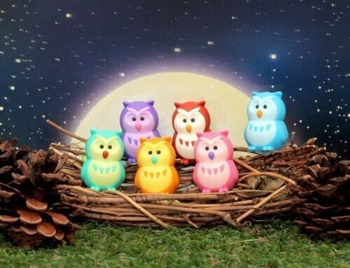 Iwako Japanese Puzzle Eraser - Owls - PartyErasers