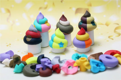 Iwako Japanese Puzzle Eraser - Poop - PartyErasers