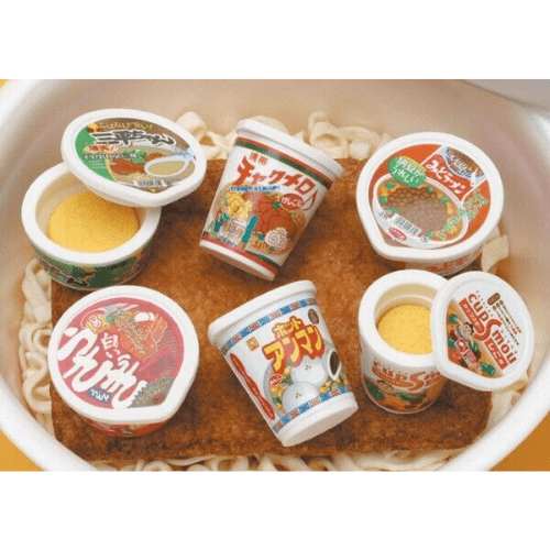 Iwako Japanese Puzzle Eraser - Ramen Instant Cup Noodles - PartyErasers