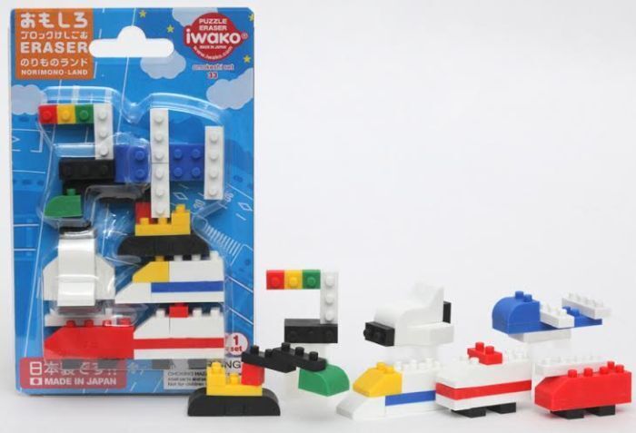 IWAKO Japanese Puzzle Eraser Rubbers Blister Set - Toys and Others Collections - PartyErasers