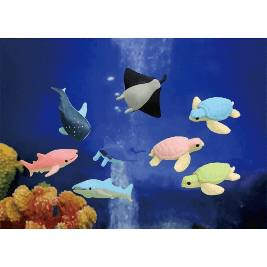 Iwako Japanese Puzzle Eraser - Sea Animals - PartyErasers