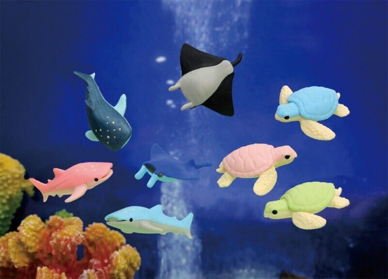Iwako Japanese Puzzle Eraser - Sea Animals - PartyErasers