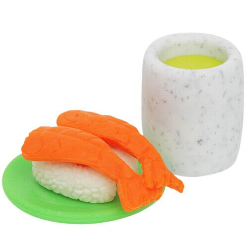 Iwako Japanese Puzzle Eraser - Sushi in Plate - PartyErasers
