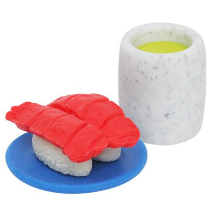 Iwako Japanese Puzzle Eraser - Sushi in Plate - PartyErasers