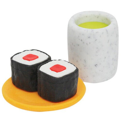 Iwako Japanese Puzzle Eraser - Sushi in Plate - PartyErasers