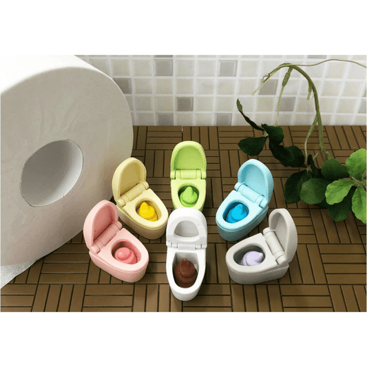 Iwako Japanese Puzzle Eraser - Toilet (Poop) - PartyErasers