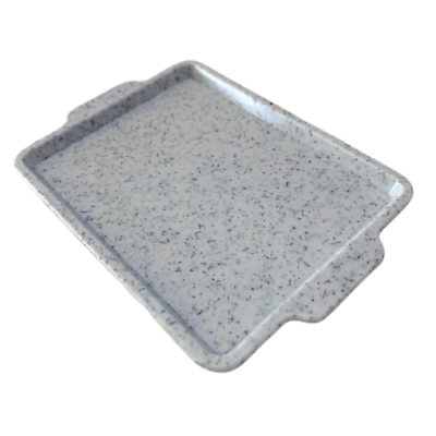 Iwako Mini Serving Tray for Iwako Erasers (Grey) (Plastic tray, not eraser) - PartyErasers