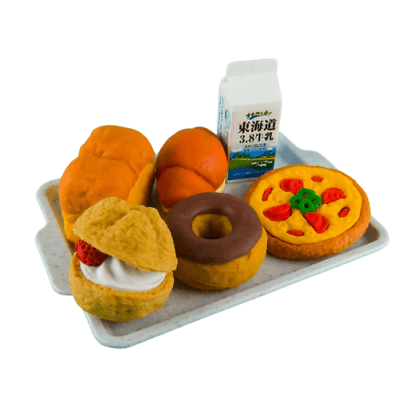 Iwako Mini Serving Tray for Iwako Erasers (Grey) (Plastic tray, not eraser) - PartyErasers