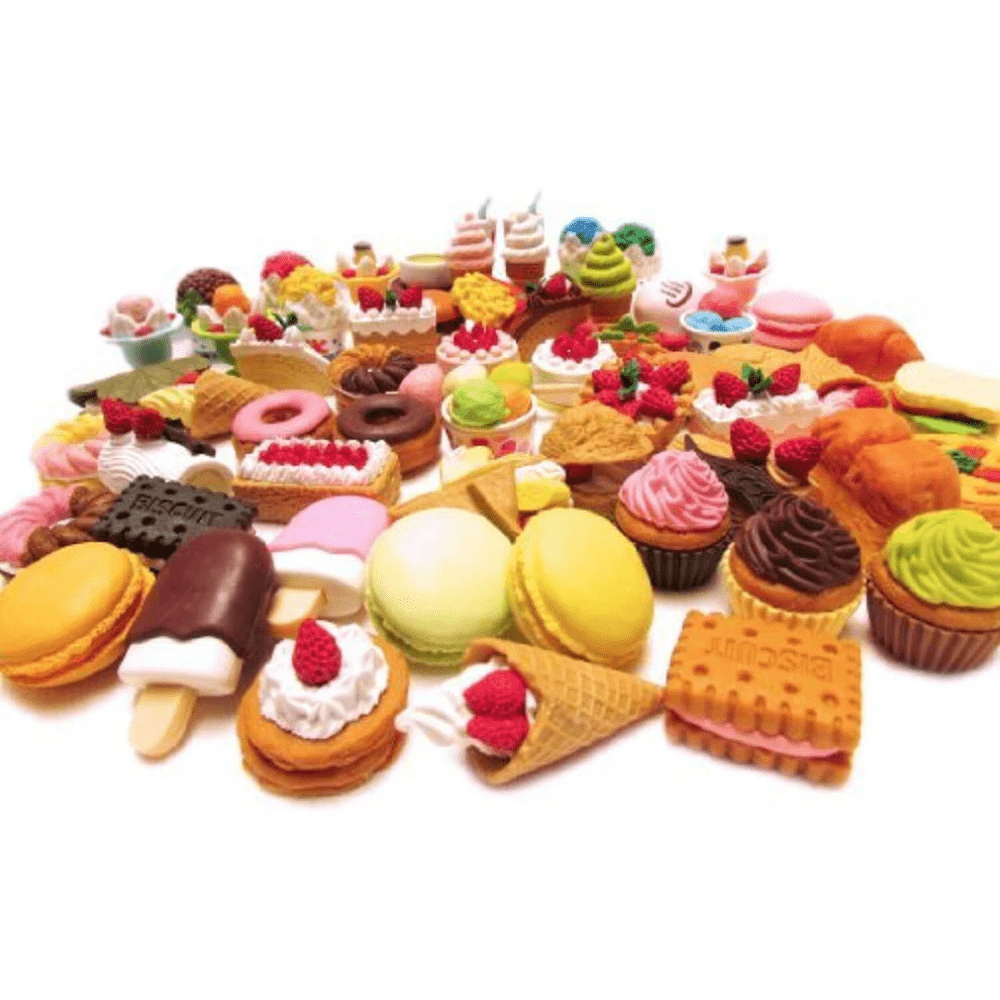 Iwako Overstock: Assorted Cake Dessert Collection (10pcs) - PartyErasers