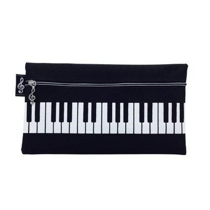 Keyboard Zipper Pencil Case Piano Keys Keyboard Music School - PartyErasers