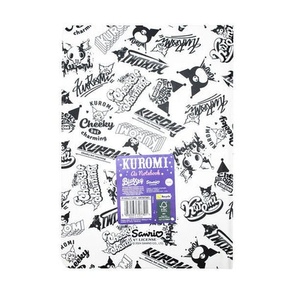 Kuromi A5 Casebound Notebook - 80 Pages - PartyErasers