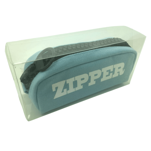 Large Zipper Pen Pencil Case/ pouch - Blue - PartyErasers