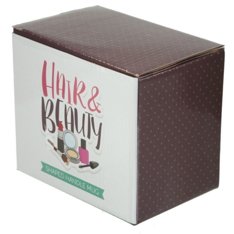 Lipstick Ceramic Shaped Handle Mug - PartyErasers
