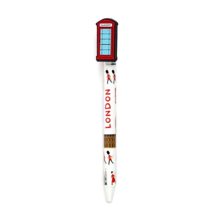London Souvenir Erasable Pen with PVC Topper - PartyErasers