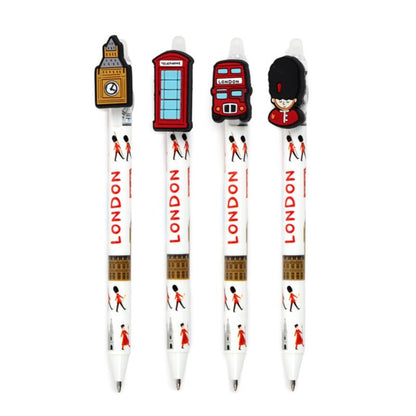 London Souvenir Erasable Pen with PVC Topper - PartyErasers