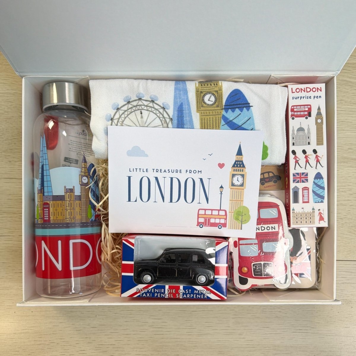 London Souvenir Gift Box | British Landmark Keepsake Set - PartyErasers