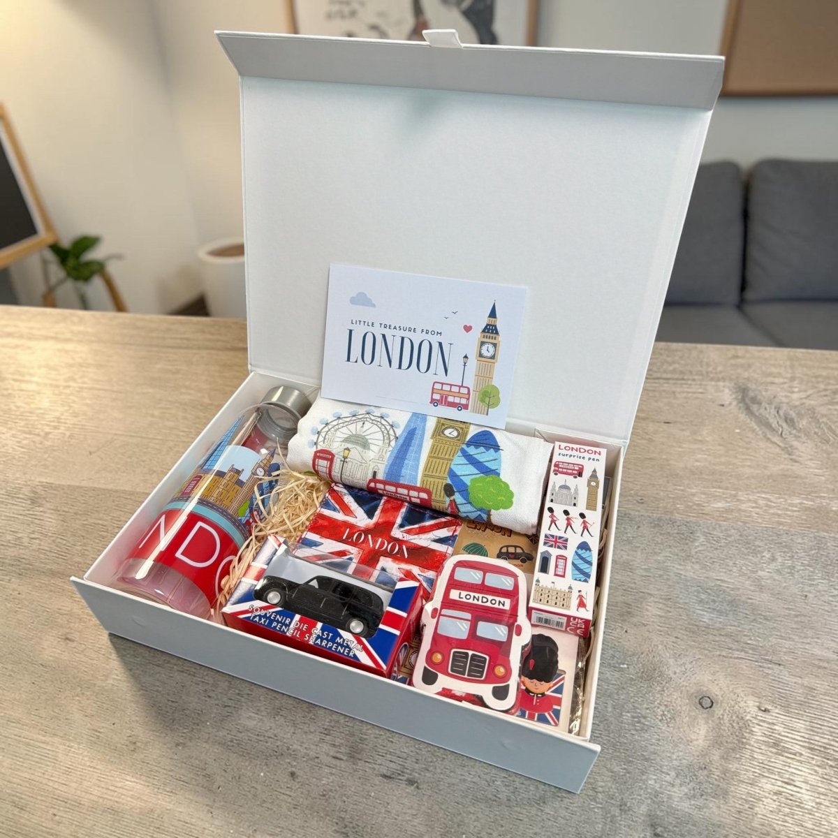 London Souvenir Gift Box | British Landmark Keepsake Set - PartyErasers
