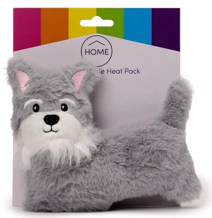 Microwavable Plush Wheat and Lavender Heat Pack - Schnauzer Dog 16cm - PartyErasers