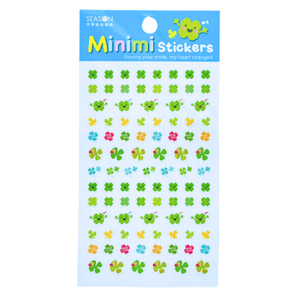 Mini Animals, Lucky Clovers, Desserts Stickers or Party Bag, Scrapbook, School - PartyErasers