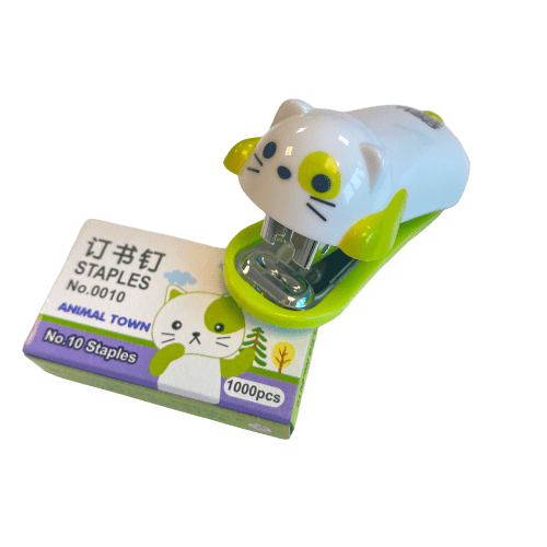 Mini Cute Animal Desktop Stapler with 1000PCS Staples for Office School Home - PartyErasers