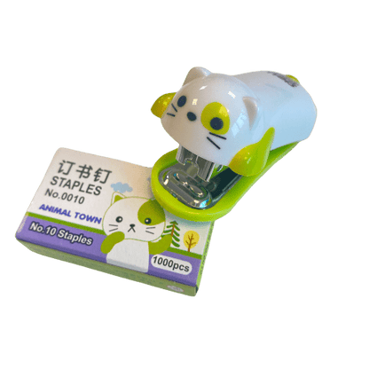 Mini Cute Animal Desktop Stapler with 1000PCS Staples for Office School Home - PartyErasers