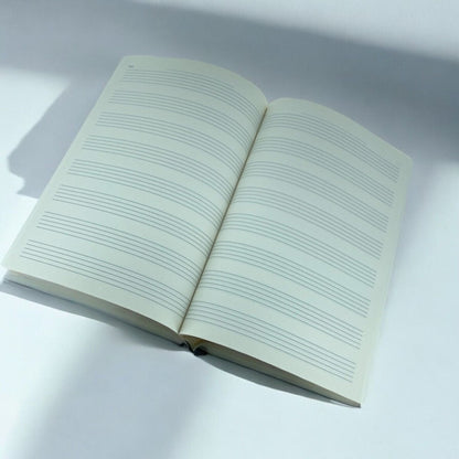 Music Manuscript Book 10 or 8 Stave 32 Sheets Blank Sheet Music Notebook - PartyErasers