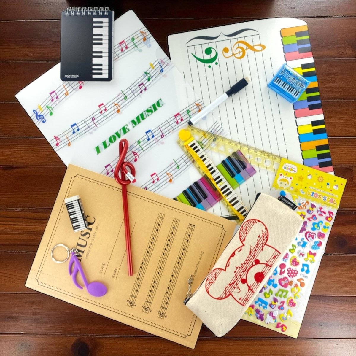 Music Starter Gift Set, Essential Supplies for Learners, Children & Enthusiasts - PartyErasers