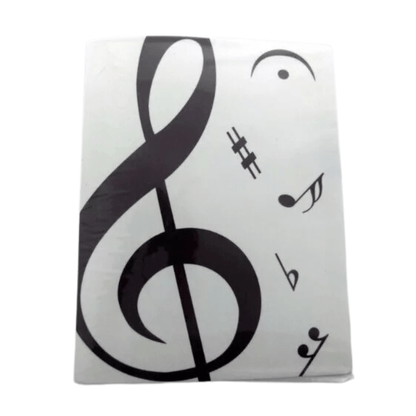 Music themed 20 Pockets Plastic Folder Display Book Soft Cover - PartyErasers