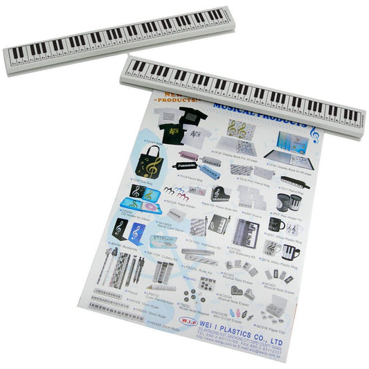 Music Themed 29.7cm Magnetic Paper Bar for A4 Paper (1 pieces only - Image fo... - PartyErasers