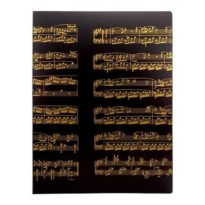 Music Themed 40 pockets A4 Display Folder Document Folder - PartyErasers