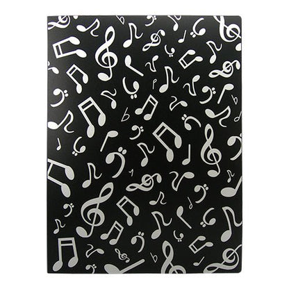 Music Themed 40 pockets A4 Display Folder Document Folder - PartyErasers