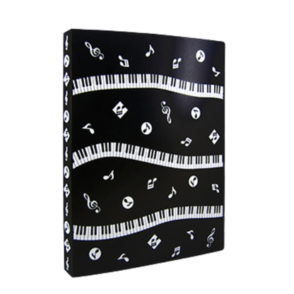 Music Themed 40 pockets A4 Display Folder Document Folder - PartyErasers