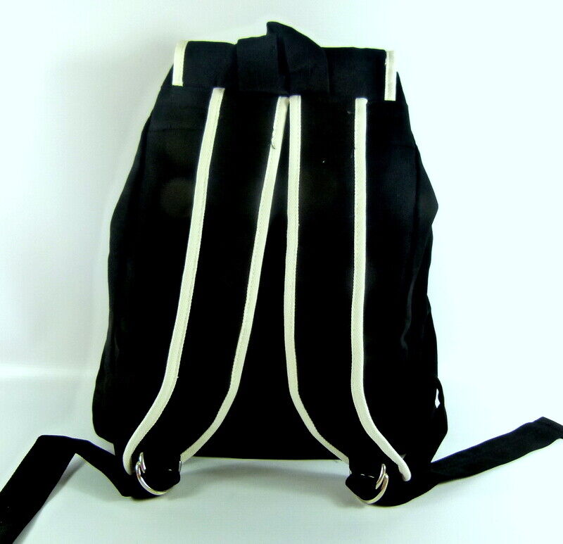 Music Themed Backpack - Keyboard & Treble Clef (Black) - PartyErasers