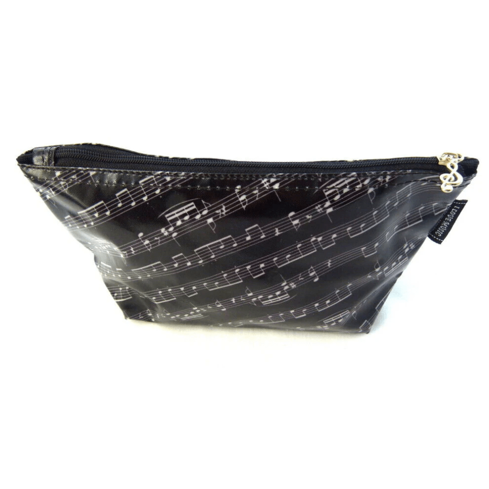 Music Themed Black Music Score Sheet Design Travel/Stationery/Accessories Fla... - PartyErasers