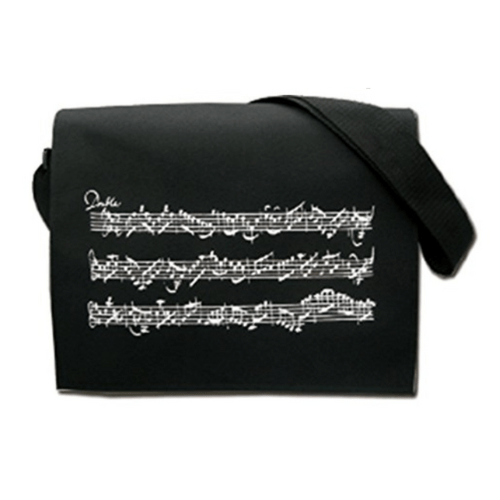 Music Themed Black Musical Note Messenger/crossbody bag - PartyErasers