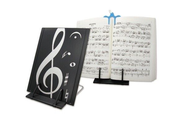 Music Themed Book Stand, Book Holder for Reading, Multifunctional Metal - PartyErasers